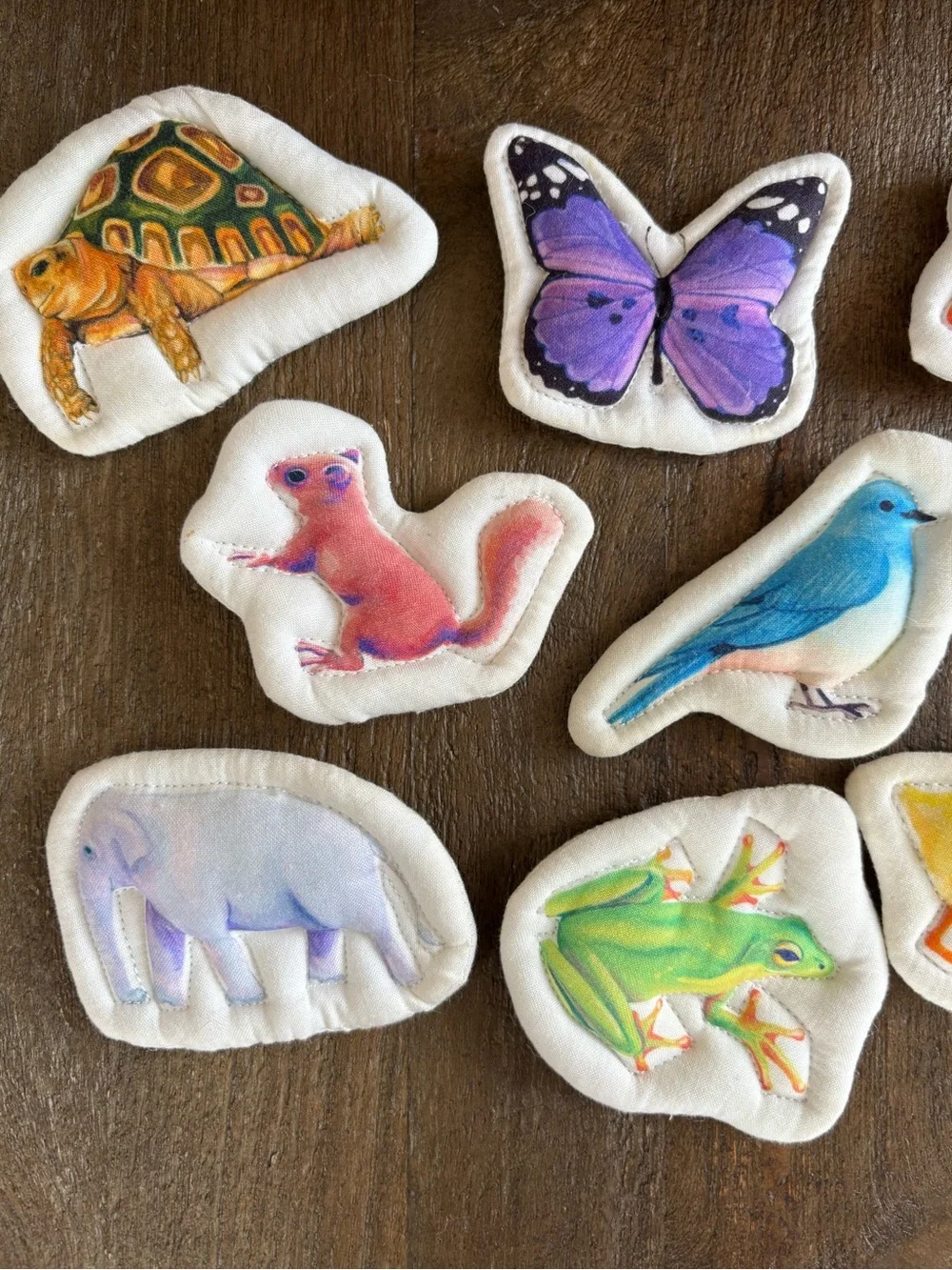 8 Lovery Colorful Animal Plush Toy Pack